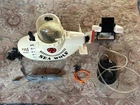 Vintage 1975 GI Joe Adventure Team Sea Wolf Submarine w/ Box Incomplete