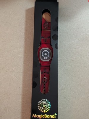 Disney Parks Marvel Iron Man Magic Band Plus New Unlinked