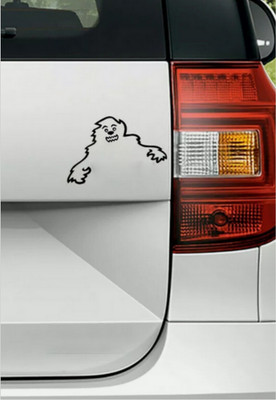 Happy Monster Yeti Auto Aufkleber Sticker