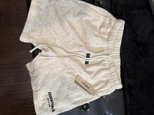 Essentials Fear of God Men's Gray Sweat Shorts M Drawstring New with Tags