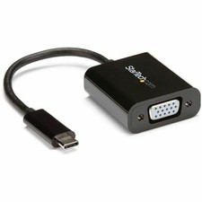 StarTech USB-C to VGA Adapter - Black