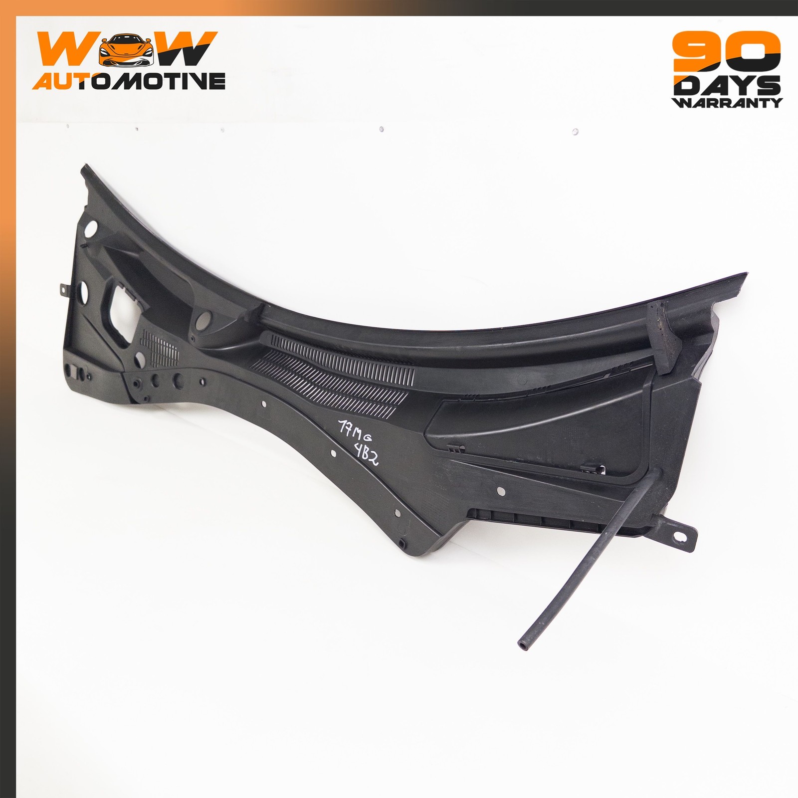 13-19 MASERATI GHIBLI WINDSHIELD WIPER WASHER PLASTIC COWL COVER PANEL TRIM OEM