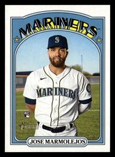 Jose Marmolejos 2021 Topps Heritage #658 Seattle Mariners Rookie RC *029