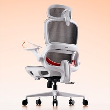 B100 Office Chair, Swivel Desk Chair for Long Hours, Grey
