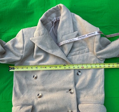 House of CB Carter White Pepper SB9292 Women's Coat Jacket Size XS. - Picture 12 of 15