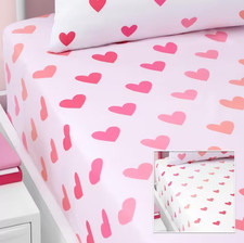 Pack of 2 x Catherine Lansfield Double Bed Size Fitted Sheets