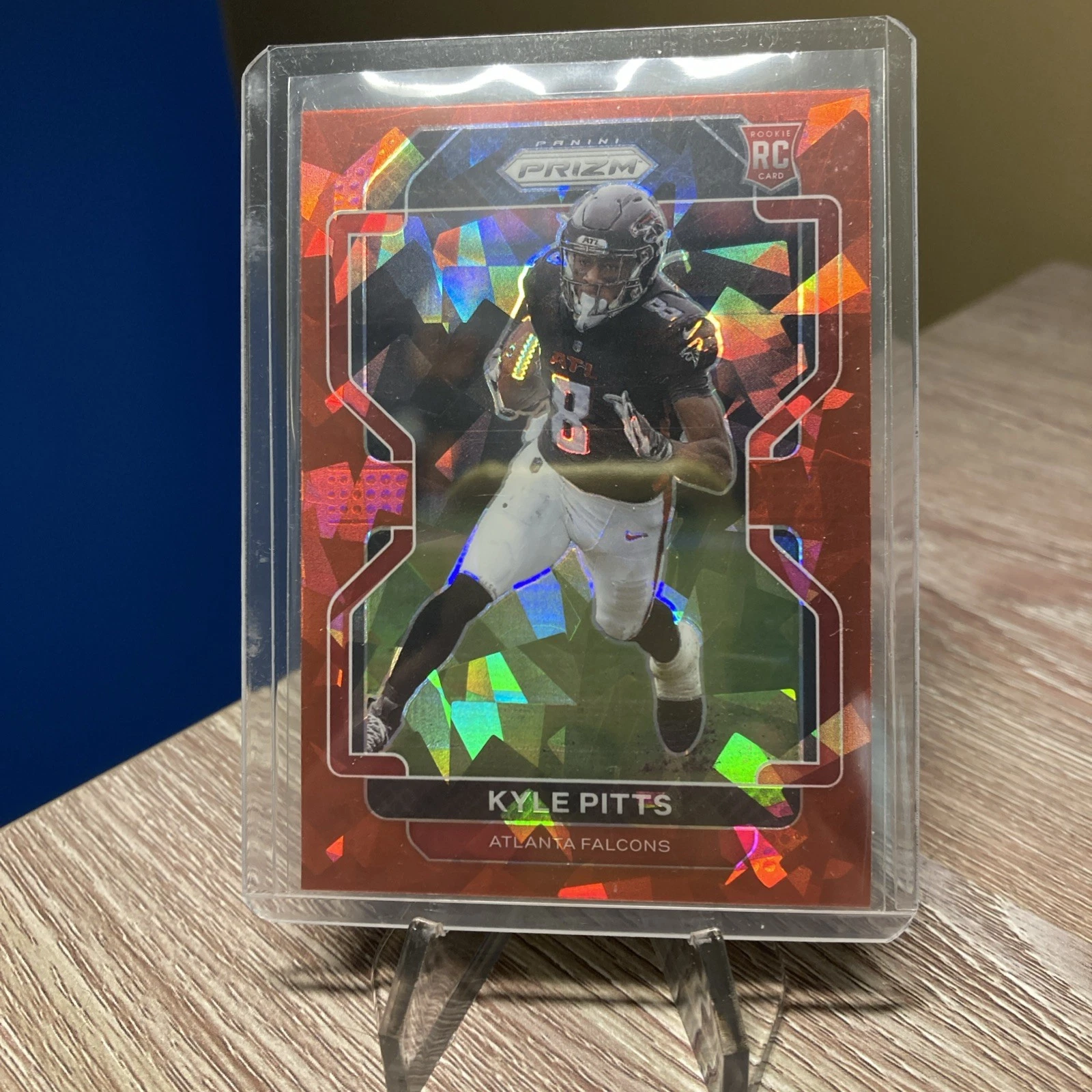 2021 Panini Prizm - Rookie Kyle Pitts #341 Red Ice Prizm (RC)