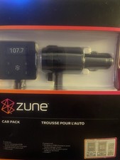 Microsoft Zune Car Pack Charger and FM Transmitter Black