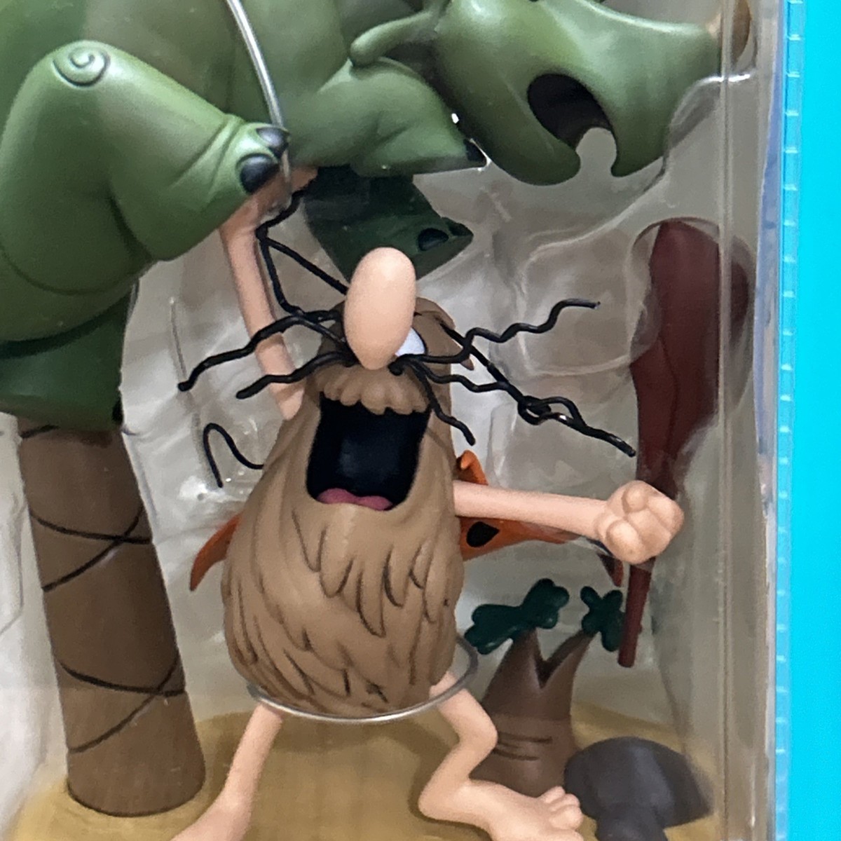 Hanna Barbera figure series Captain Caveman and Dinosaur set by