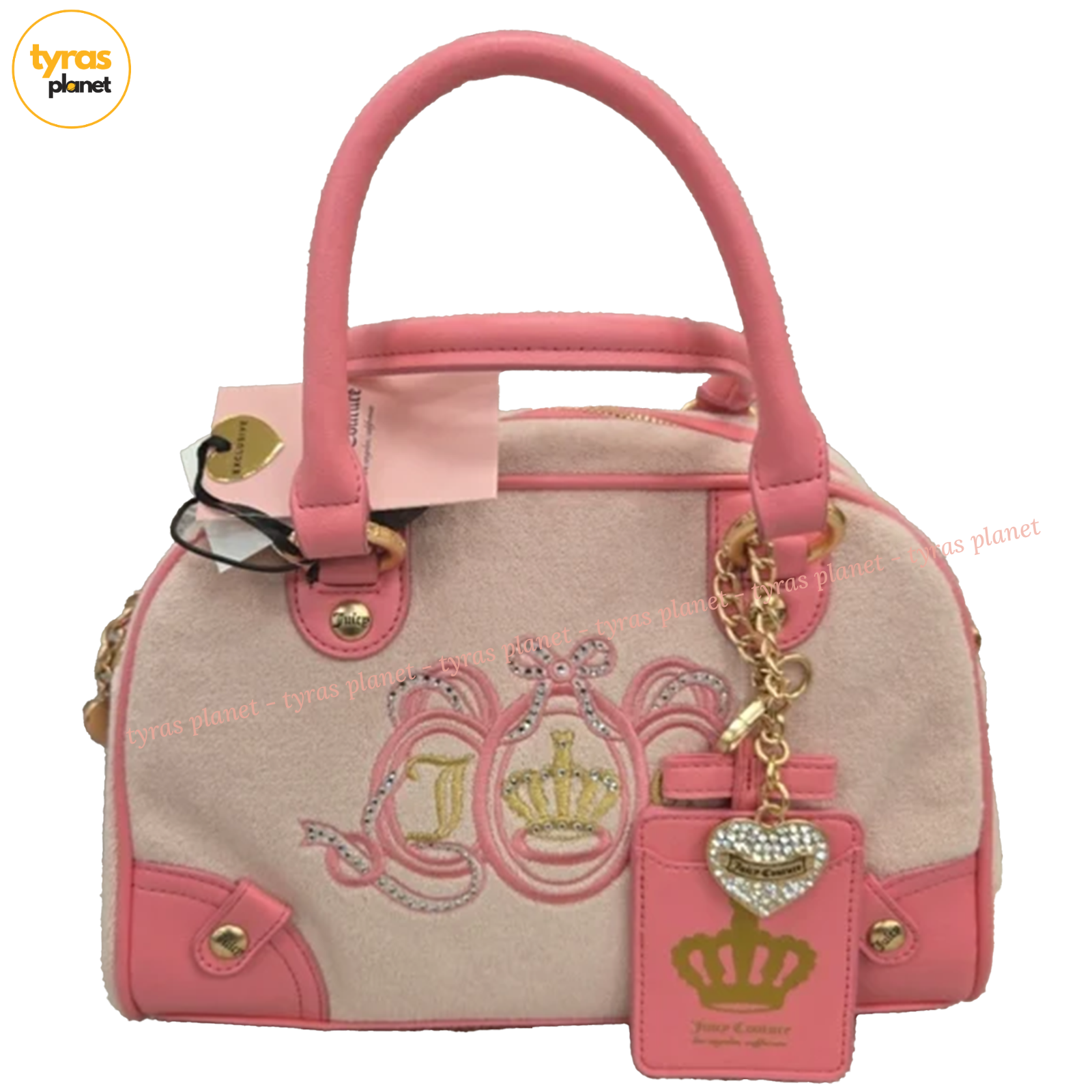 NEW Juicy Couture Pink Lovers Club Crossbody Handbag