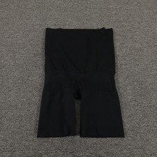 Assets By Spanx Shapewear Shorts Womens Large Black High Waist Slimming Control