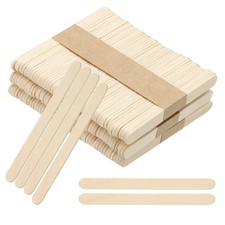 150Pcs Crafts Sticks, 3.7 Inch Wooden Sticks for Crafts, Wood
