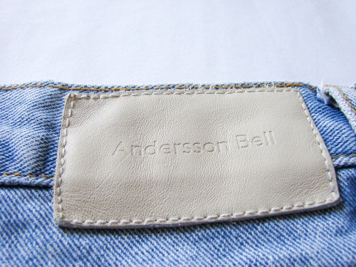 Women's Andersson Bell Light Wash Distressed Exposed Zipper Straight Leg Jeans S - Picture 7 of 9