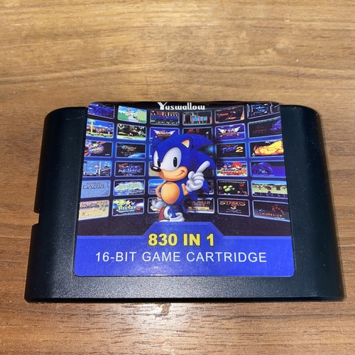 The Ultimate 830 In 1 Multi Game Card For 16 Bit Sega Genesis WithFast Shipping