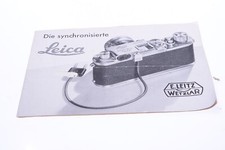   LEICA IIIF CAMERA SYNCHRONISATION ORIGINAL INSTRUCTIONS MANUAL GERMAN 136-2