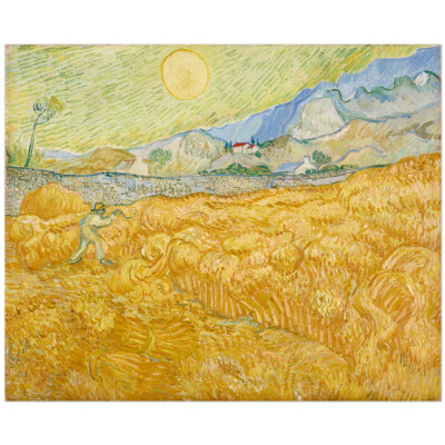 Vincent Willem van Gogh, Die Ernte Kornfeld mit Schnitter La moisson 11003001905