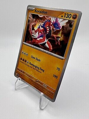 Koraidon & Miraidon - Scarlet & Violet - Legendary Pokemon 2 Card Lot -  080/198-124/198