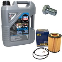 MotoröL Set 5W-30 5 Liter + ÖLfilter SH 426 P + Schraube FüR BMW 3Er 5Er Z3 7Er