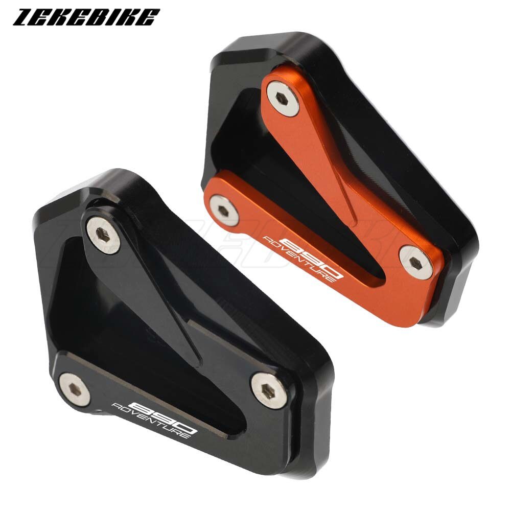 Mokiton Motorcycle Side Stand Extension Kickstand Plate Compatible