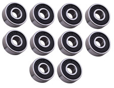 10 Each 606-2RS, 606LU, R1760-2RS Sealed Radial Ball Bearing 6X17X6 SpinCo