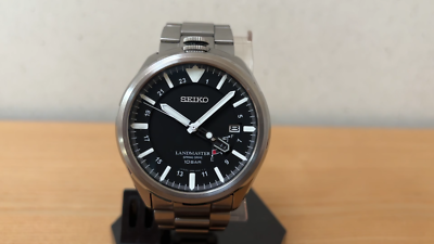 SEIKO Prospex Landmaster SBDB005 Spring Drive titanium GMT Cal