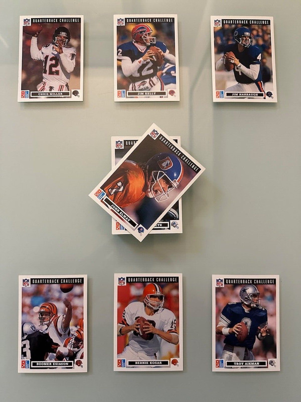 1991 Domino's Quarterbacks (Elway, Marino, Starr, Unitas) Set of (50) NM/MT