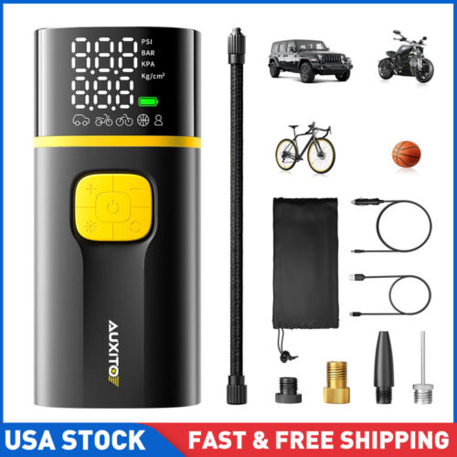 Car Air Tire Pump Inflator Compressor LED Digital Electric Portable 150PSI 12V