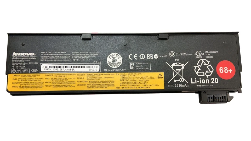 Batería Original T440s T450 T450s Para Thinkpad T440 T550 T560 T460 L450 L460 L470 Foto 3 de 4