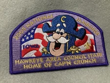 (jab-37)   Boy Scouts -  oversized 2005 Nat Jamboree jsp - Captain Crunch !
