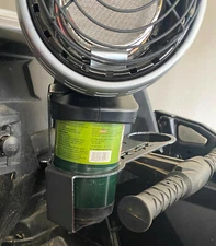 RZR Grab Handle Heater / Drink Cup Holder Powder Coated Black