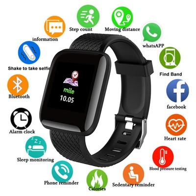 Smart Sport Watch for IOS Android Waterproof Ip67 Heart Rate Blood Pressure