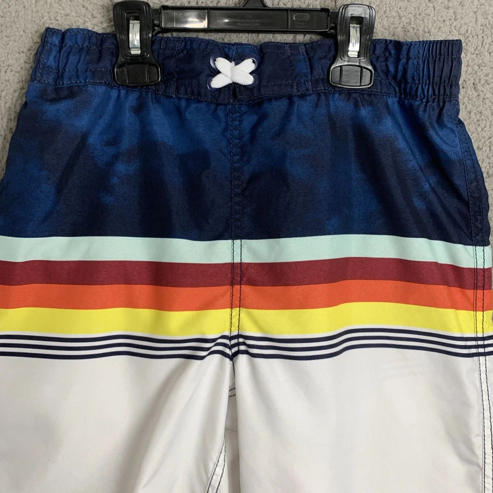 Shorts Old Navy meninos prancha de natação extra grande cordão forrado de praia 14-16 - Imagem 2 de 4