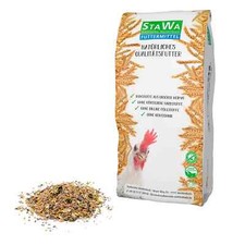 StaWa Wachtelfutter-Mix mit Kräuter | ohne Gentechnik - 25 kg (1,36 € / kg)