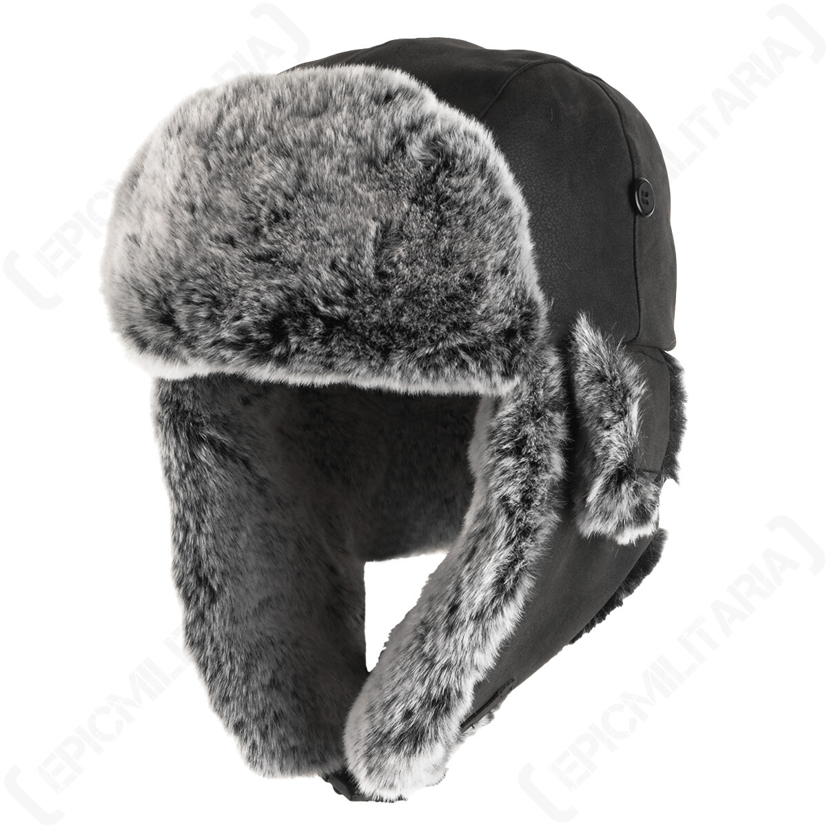 Hat Colbacco Russo Bianco Ushanka Hat Uomo Pelle Aviatore Ushanka