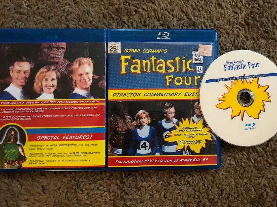 DOOMED / FANTASTIC FOUR (94) Bundle Audio Commentary Edition BLU-RAY *Free Ship* - Image 3 of 4