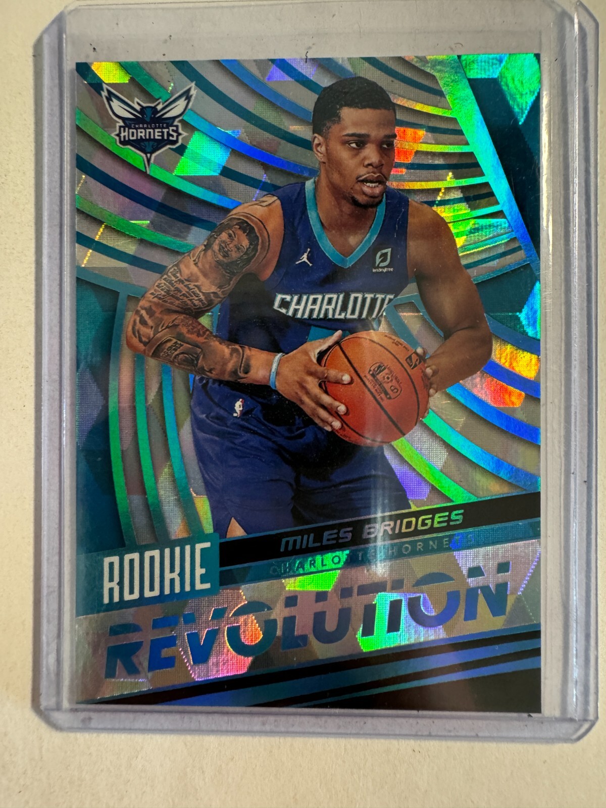 K149,545 - 2018-19 Panini Revolution Cubic #113 Miles Bridges #/50