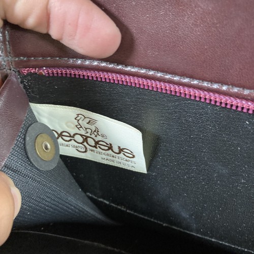 Pegasus Leather Laptop Bag / Briefcase / Document Bag, Vintage Genuine GUC - Picture 7 of 12