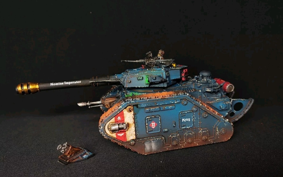 Warhammer 40k commission painted Death Korps of Krieg Leman Russ