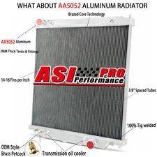 Aluminum Radiator For 2003-07 2006 Ford F250 F350 F450 Super Duty Excursion 6.0L