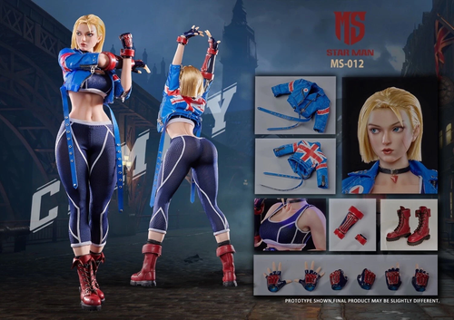 EN STOCK Nueva Figura STAR MAN MS-012 1/6 Street Girl Mujer Luchadora 6 Cammy 12" - Imagen 3 de 7