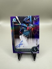 2022 Bowman Chrome Prospect Auto Purple Refractor #CPA-LC Luis Chevalier 047/250