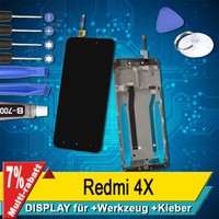 Display FüR Xiaomi Redmi 4X Komplettes Bildschirm Lcd Touch Schwarz Rahmen +