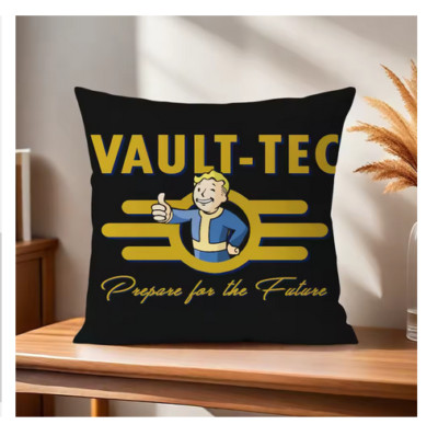 Kissenbezug Fallout Vault tec - Prepare for Future 40x40
