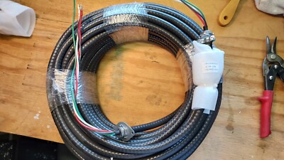 50 ft. AC Electrical Whip 1/2''  14/4 AWG for interior or exterior