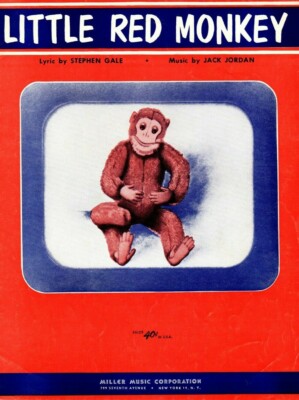 LITTLE RED MONKEY Music Sheet-1953-STEPHEN GALE/JACK JORDAN