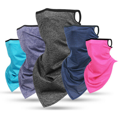 Balaclavas Neck Gaiter Face Mask Summer Cool Bandanas Loops Ear Face Scarf Cover