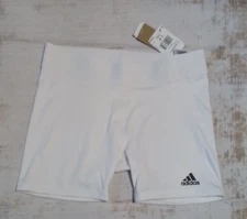 Adidas TF VB Volleyball Shorts White NWT Large 4"