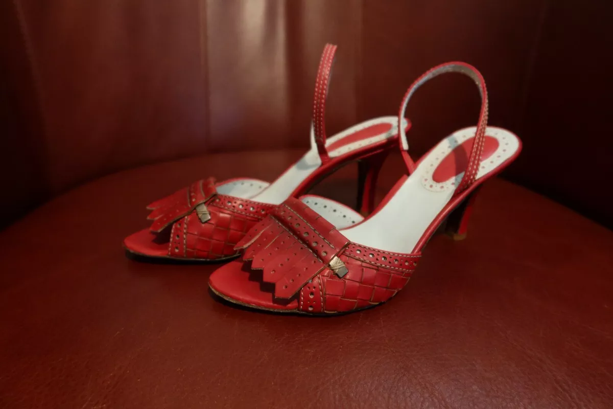 Bottega veneta red shoes sale