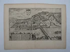 Antique Map - Coimbra (Portugal) - Braun & Hogenberg - Circa 1580