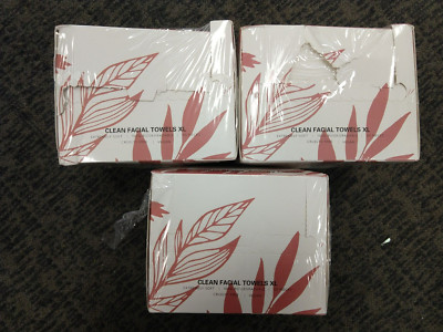 3 Pack: Freshform Clean Disposable White XL Facial Towels, 150 Total Ct - R5P5